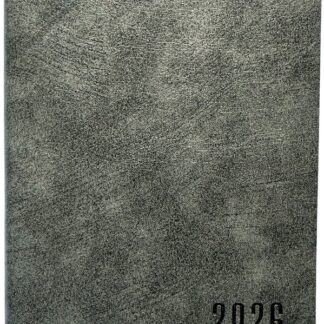 Щоденник ДАТ. 2026 А6/160арк "Bourgeois" /9916/ ШКІР. ЗАМ, крем пап., 70гр/м # (1/40)