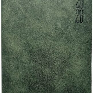 Щоденник ДАТ. 2026 А6/160арк "Bourgeois" /9919/ ШКІР. ЗАМ, крем пап., 70гр/м # (1/40)