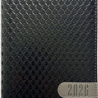 Щоденник ДАТ. 2026 А5/160арк "Bourgeois" /9925/ ШКІР. ЗАМ, крем пап., 70гр/м == (1/20)