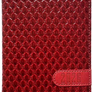 Щоденник ДАТ. 2026 А6/160арк "Bourgeois" /9932/ ШКІР. ЗАМ, крем пап., 70гр/м # (1/40)