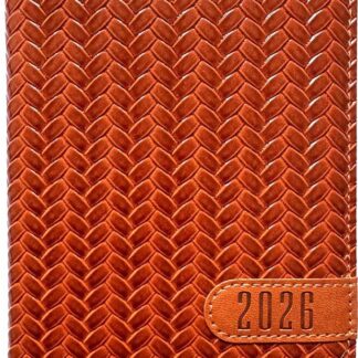 Щоденник ДАТ. 2026 А6/160арк "Bourgeois" /9934/ ШКІР. ЗАМ, крем пап., 70гр/м # (1/40)