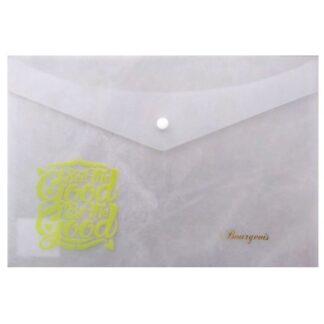 Папка-конверт на кнопці А4+ "Bourgeois" /ПП106/2/ 160мкн, диз. P0131 (10/200)