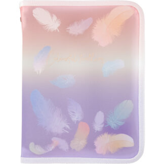 Папка на блискавці А5+ "Axent" /1808-92-A/ Colourful Feather 02 (1/12)