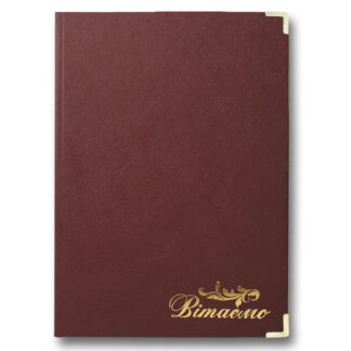 Папка вітальна А4 "Вiтаємо" "Бріск" /ППВ-5/ "Infolk" бордова  (1/20)