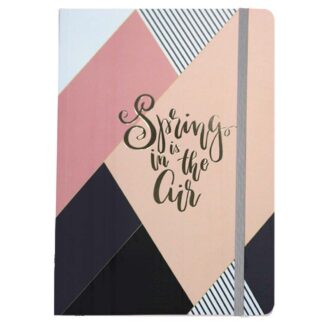 Блокнот А5/100арк "WB" /5195/ на гумці # картонна обкладинка з фольгою (1/180)