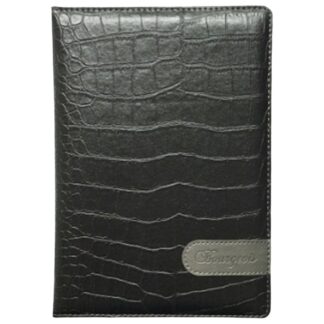 Щоденник НЕДАТ А5/160арк "Bourgeois" /9426/ ШКІР. ЗАМ, крем пап., 70гр/м == блок АНГЛ. мовою (1/20)