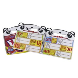 Прописи багаторазові /5001-1/ "Цифри" (укр.) 6арк. + маркер