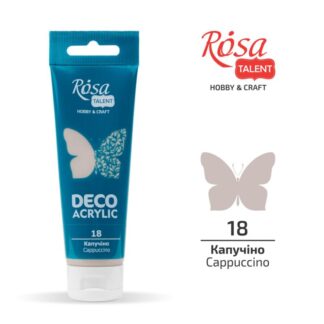 АКРИЛ для декору "ROSA TALENT" /18/ Капучіно, матовий, 75 мл (1/4)