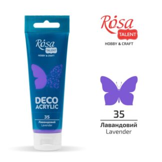 АКРИЛ для декору "ROSA TALENT" /35/ Лавандовий, матовий, 75 мл (1/4)