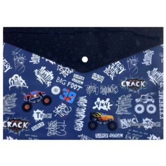 Папка-конверт на кнопці А4+ "Bourgeois" /Р0204/ 160мкм (1/10/200)