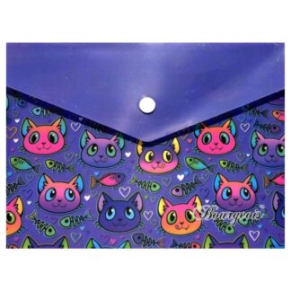 Папка-конверт на кнопці А5+ "Bourgeois" /Р0210/ 160мкм (1/10/200)