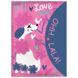 Папка-конверт на  кнопці А4 "1В" /491835/ "Love XOXO" (12/60/120)