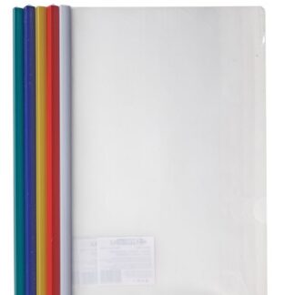 Папка-файл з боковою планкою-затискачем А4 "4OFFICE" /4-249/ 6мм (35 арк), 140мкн (10/200)