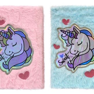 Блокнот А5/80арк. "WB" /5161/ хутряний "Єдиноріг" (1/12)