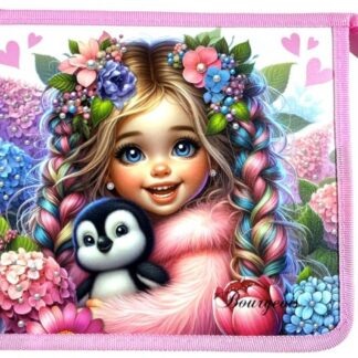 Папка на блискавці А5+ "Bourgeois" /Р0248/ 1 відд. 450мкм (1/5/100)