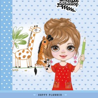 Блокнот "HAPPY PLANNER" 135х197/96арк "ASH" мат.лам.,виб.лак,гліттер, ТВ. Обкл. диз.21476 (1/1