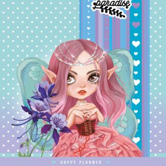 Блокнот "HAPPY PLANNER" 135х197/96арк "ASH" мат.лам.,виб.лак,гліттер, ТВ. Обкл. диз.2165 (1/10