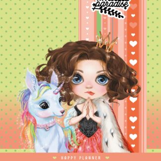 Блокнот "HAPPY PLANNER" 135х197/96арк "ASH" мат.лам.,виб.лак,гліттер, ТВ. Обкл. диз.2166 (1/10