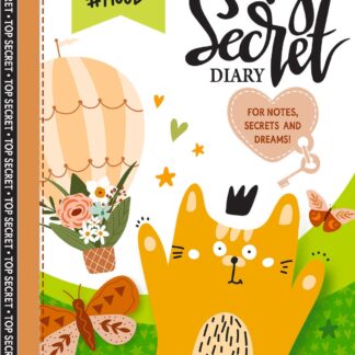 Блокнот "Секретник" 135х197/48арк "ASH" мат.лам.,виб.лак,гліттер, ТВ. Обкл. ВН. Бл.- англ. мова диз.21484 (1/10)