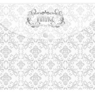 Папка-конверт на кнопці А4 "Leo" /490656/ L5507 "Vintage" (10/360)