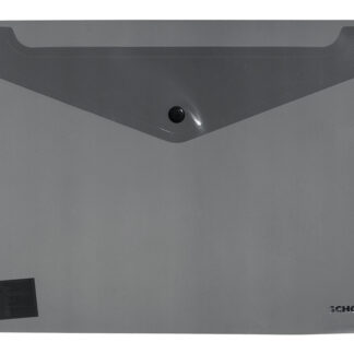 Папка-конверт на кнопці А4 "SCHOLZ" /03500/ проз. Димчаста (12/240)