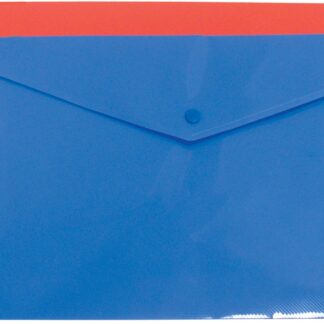 Папка-конверт на кнопці А4 "ECONOMIX" /Е31305-50/ непрозора, фактура помаранч (12/120)