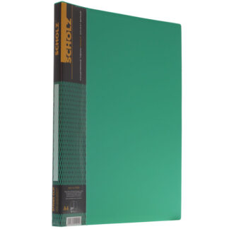 Папка-швидкозшивач з кишен. А4, 2 см "SCHOLZ" /04500/ Зелений (1/20/120)