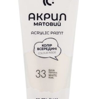 АКРИЛ для декору "7C:" /7C50133/ Біла перлина, 60 мл у тубі (1/4)