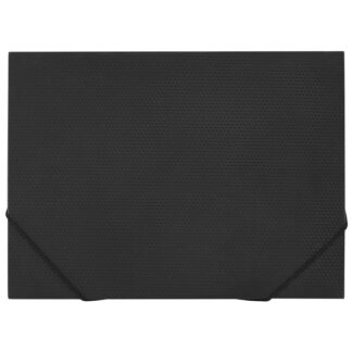 Папка на гумці A3 "Economix" /E31629-01/ фактур "помаранч" Чорна (1/5/30)