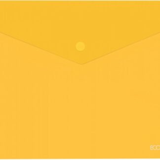 Папка-конверт на кнопці В5 "ECONOMIX" /E31302-05/ 180 мкм, фактура "глянець", жовта (12/180)