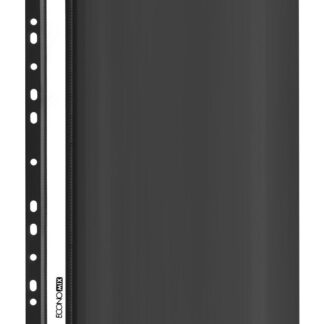 Швидкозшивач пл. перф. глянець "Еconomix" /Е31506-01/  А5 чорний,120/160 мкм   (10/400)