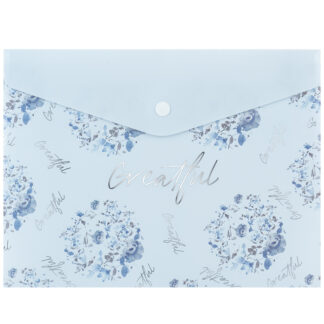 Папка-конверт на кнопці А5+ "Axent" /1496-45-A/ Flower Symphony-2 (12/360)