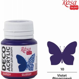 АКРИЛ для декору "ROSA TALENT" /10/ Фіолетовий, глянцевий, 20 мл (1/140)