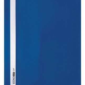 Швидкозшивач пл. Б/ПЕРФ."Еconomix Light" /E38503-02/ А4 синій, глянець, 90/110 мкм (10)