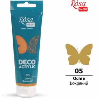 АКРИЛ для декору "ROSA TALENT" /05/ Вохряний, матовий 75 мл (1/4)