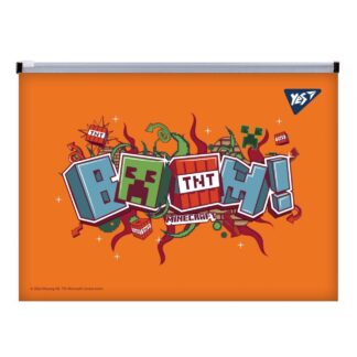 Папка-конверт з бігунком B5 "YES" /492032/ "Minecraft" (12/120)