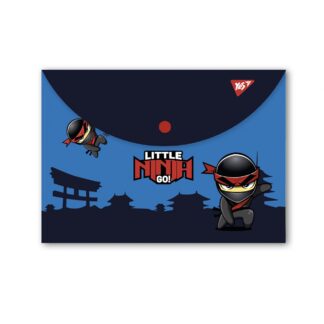 Папка-конверт на кнопці А4 "Yes" /492162/ "Ninja" (12/60/120)