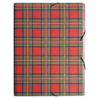 Папка А4 /iTEM31020, 20мм., на гумці, мікс/шотланка (20)