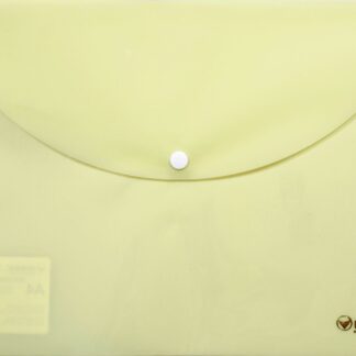 Папка-конверт на кнопці А4 "NORMA" /5102-03/ РР 160мкн "Pastel", жовта (12/600)