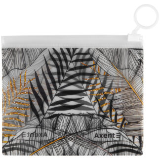 Папка на блискавці zip-lock, B7 "Axent" /1448-01-A/ Soft Touch, Jungle, 11.5х13,5см (1/24/240)