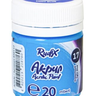 АКРИЛ для декору "RUDIX" /850117/ матовий Блакитний , 20 мл (1/12/24)