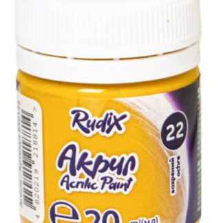 АКРИЛ для декору "RUDIX" /850122/ матовий Вохряний , 20 мл (1/12/24)