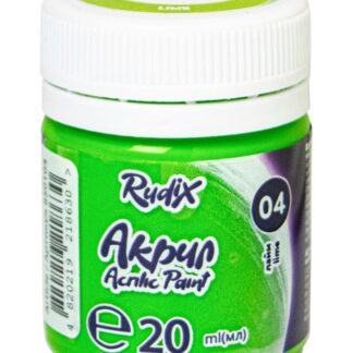АКРИЛ для декору "RUDIX" /850104/ матовий Лайм , 20 мл (1/12/24)
