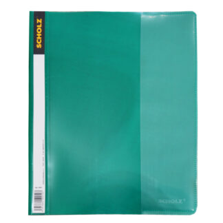 Швидкозшивач пл.+карм. "SCHOLZ 5001"  пр. верх, мікс кольорів (12/120)