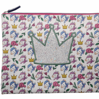 Папка шкільна на блискавці B5 "Bourgeois" /WB-1945-A5/ "Єдиноріг" м'яка, 1 відд., ПУ, 25х20 см (1/120)