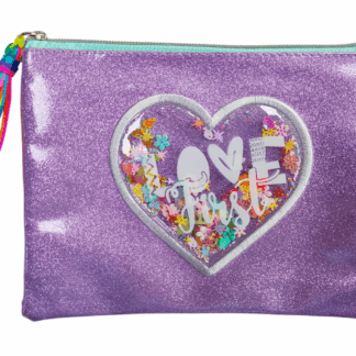 Папка шкільна на блискавці А5 "Bourgeois" /WB-2030/ "Фіолетова" м'яка, 1 відд., ПУ, 21х15 см (1/120)