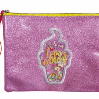 Папка шкільна на блискавці А4 "Bourgeois" /WB-2047/ "Рожева" м'яка, 1 відд., ПУ (1/60)