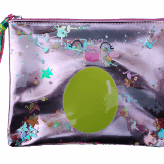 Папка шкільна на блискавці А4 "Bourgeois" /WB-2061/ "Рожева" м'яка, 1 відд., ПУ (1/60)