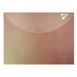 Папка-конверт на кнопці А4 "Yes" /492292/ "Fusion", помаранчева (1/12/150)