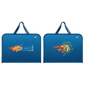 Папка-портфель на блискавці А4+ "Yes" /492311/ "Football" з ткан. ручк. (1/24/48)